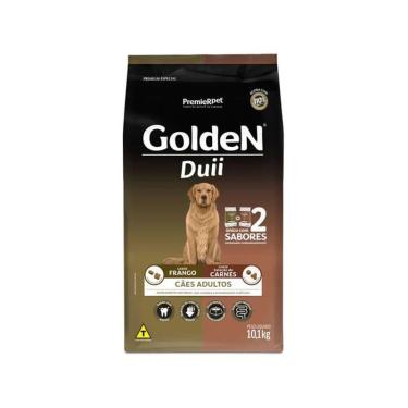 Imagem de Ração Seca Premier Pet Golden Duii Frango e Carne para Cães Adultos 10,1 Kg