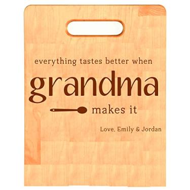 Imagem de Tábua de corte de madeira personalizada, tábua de corte de madeira para cozinha, tábua de corte pessoal, tábua de corte personalizada, placa de corte gravada Style-2