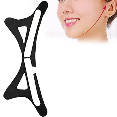 Imagem de Cinto de tonificação facial, cinto elástico de alta resistência à tração, portátil, respirável para mulheres Adluts