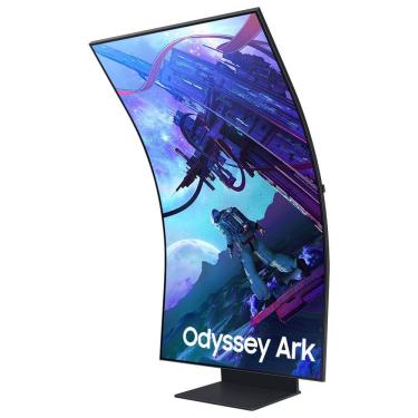 Imagem de Monitor Gamer Samsung Odyssey Ark 55&quot; 2nd Gen 4K, Tela Curva, 165Hz, 1ms, FreeSync Premium Pro