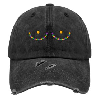 Imagem de Bonés de beisebol com olhos sorridentes bonés de caminhoneiro para adolescentes retrô snapbacks, Allblack, Tamanho Único