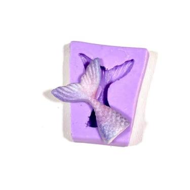 Imagem de Confeitaria dos moldes, F217 MOLDE DE SILICONE MINI CAUDA SEREIA CONFEITARIA BISCUIT