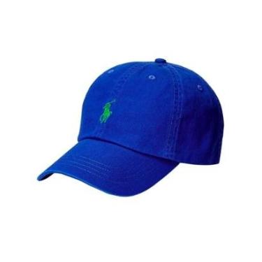 Imagem de Boné Ralph Lauren Classic Green Logo Azul Escuro-Masculino
