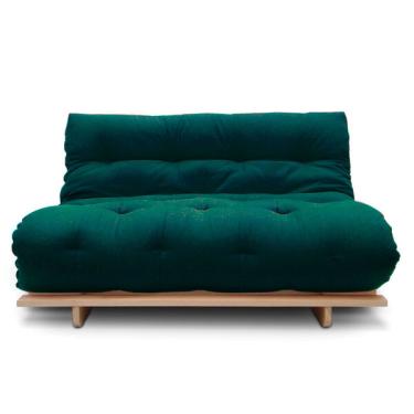Imagem de Sofá-cama Futon Slim S 02 Lugares Cor Verde