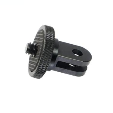 Imagem de Adaptador de montagem de mini tripé de liga de alumínio CNC 1/4 adaptador de cabeça de parafuso para GoPro Hero 8 7 6 5 para acessórios de câmera DJI Sony EKEN
