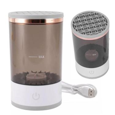 Imagem de Aparelho de Limpeza Pincel de Maquiagem Maquina Automatico USB Limpeza