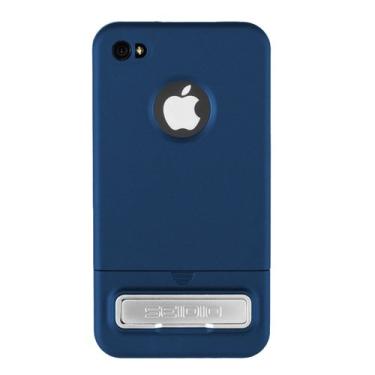 Imagem de Seidio CSRSIPH4K-RB SURFACE Reveal Capa com suporte de metal para Apple iPhone 4/4S - 1 pacote - embalagem de varejo - azul royal