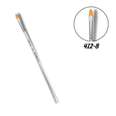 Imagem de Pincel Condor 412-08 Língua de Gato Sintético Cabo Longo