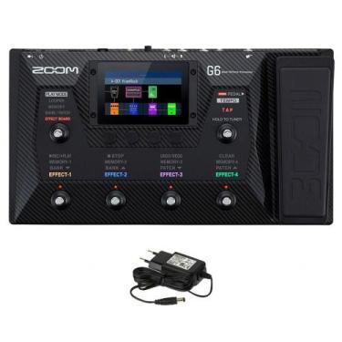 Imagem de Pedaleira Zoom G6 Processador Multi Efeitos Tela Touch