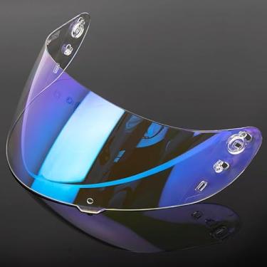 Imagem de Soman Substituição de viseira IC-04, protetor de viseira matizado Airframe Pro compatível com Airframe Pro Airmada Airform proteção UV (azul Revo transparente)