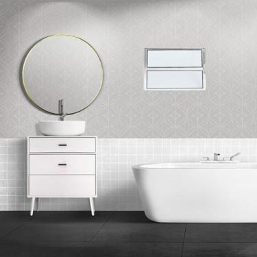 Imagem de Janela de Alumínio Basculante 40x60cm Natural Brilhante Linha Plus - L