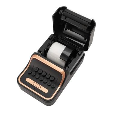 Imagem de Impressora de Etiquetas, Fabricante de Etiquetas Térmicas Bluetooth, Impressora de Etiquetas Sem Tinta, Aparência retrô, Compatível Com Papel de Etiqueta de 30-52 Mm de Largura,