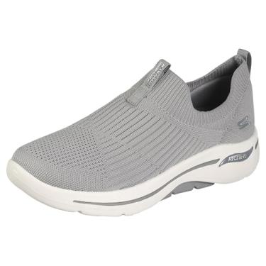 Imagem de Tênis Go Walk Arch Fit - Iconic, Skechers, Feminino, Cinza, 36