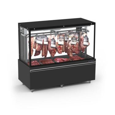 Imagem de Expositor Açougue Gancheira Dupla Vanguard Top 0 a 4ºc 1,5m Eavtg1500e 220v - Refrimate