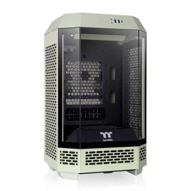 Imagem de Thermaltake Torre Mini Torre 250 Matcha Verde Mini-ITX; Ventiladores CT de 2 x 120 mm incluídos; Suporte de radiador de 360 mm; Folga GPU de 360 mm; Câmara Dupla; CA-1Z9-00SEWN-00