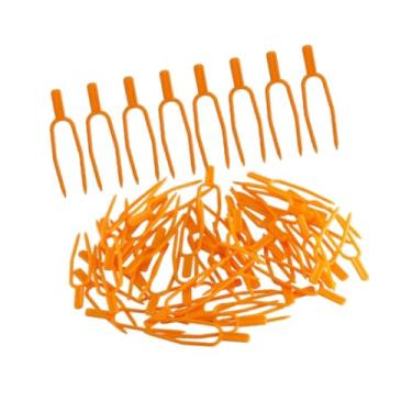 Imagem de Generic 100x clipes fixadores de videiras para plantas, acessórios de fixação ao ar livre, versátil, garfos de plantas, morango, melancia, grampos de haste