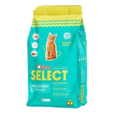 Imagem de Quatree Select Sabor Frango Arroz Gatos Castrados 3kg