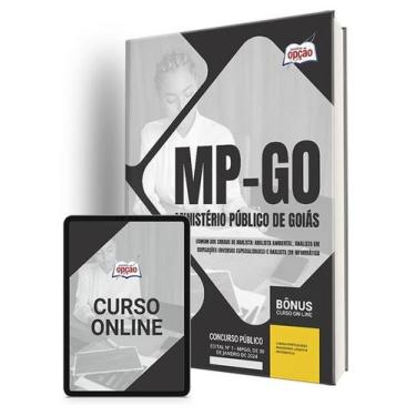 Imagem de Apostila MP-GO 2024 - Comum aos Cargos de Analista - Apostilas Opção