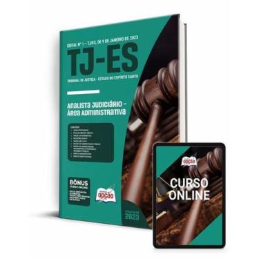 Imagem de Apostila TJ-ES - Analista Judiciário - Área Administrativa - Apostilas