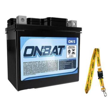 Imagem de Bateria Moto Onbat Cg Titan Fan 125 -150 On5 5 Amperes - Pioneiro