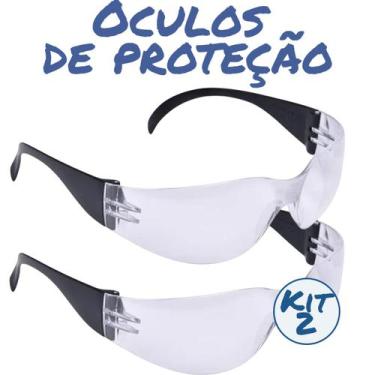 Imagem de Kits Óculos de Proteção Epi Segurança Incolor Transparente - Carbograf