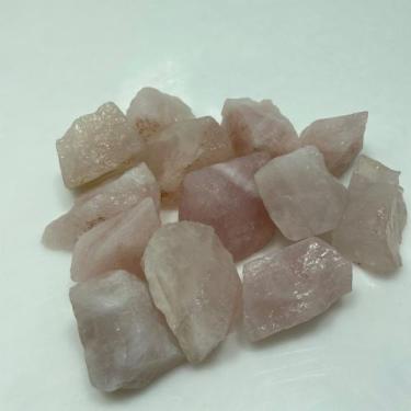 Imagem de Quartzo rosa bruto pacote com 1kg - qualidade A - PEDRA MAGICA