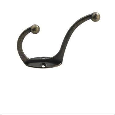 Imagem de Ganchos antigos, armários de liga metálica, móveis, decoração de ferragens, provador, decoração de casa de bronze antigo, 6 peças (Bronze)