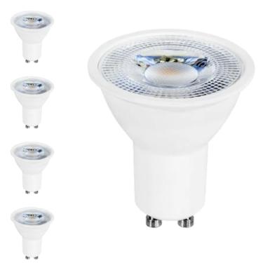Imagem de Kit 5x Lâmpada LED Dicróica MR16 GU10 6,5W Branco Quente Bivolt