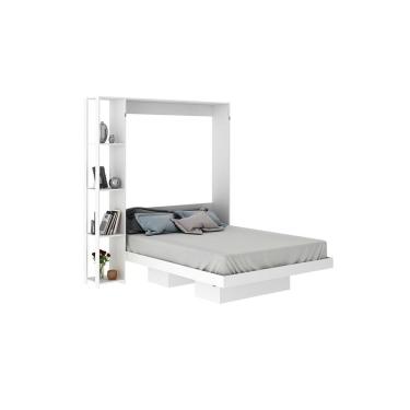 Imagem de Cama de Casal Articulada Dobrável CM8014 Branco - Tecno Mobili