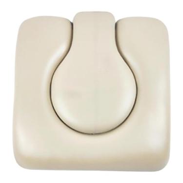 Imagem de Wswqop Almofada do assento do cano de cabeceira, substituição, substituição, portátil para idosos tampa da almofada de assento de vaso sanitário idosos para, Amarelo Claro