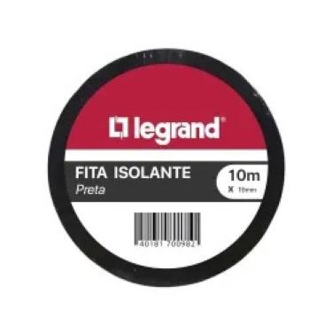 Imagem de Fita Isolante 10 Metros 19mm Classe C Pvc Antichamas Preta L