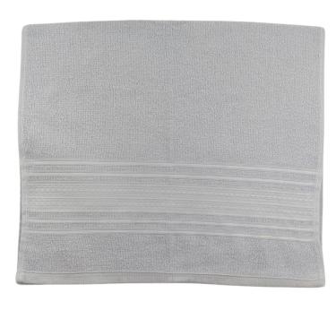 Imagem de Toalha De Rosto Felpuda Zafira (42cm X 72cm) Savitex Modelo 3 Branco