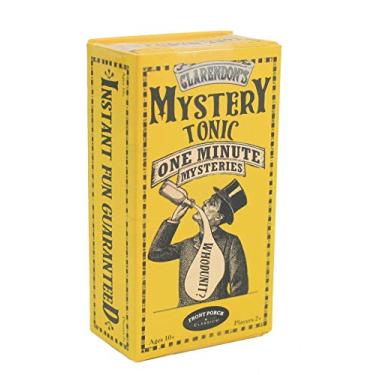 Imagem de Front Porch Classics Claredon's Mystery Tonic Vintage One Minute Mystery Card Game for 2 or More Players, Ages 10 and Up