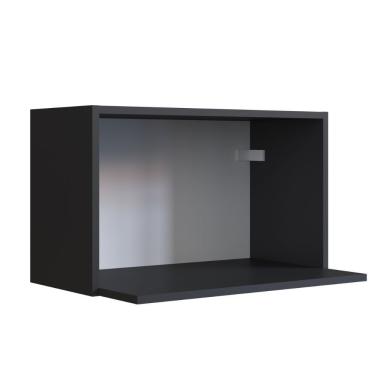 Imagem de Nicho Parede Para Microondas Funcionale Art In Moveis Preto