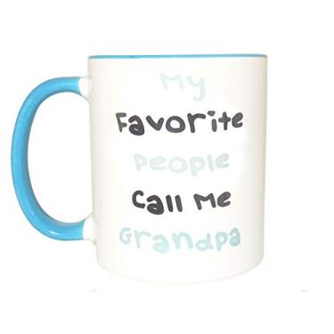 Imagem de topmug Caneca My Favorite People Call Me Grandpa, Great Grandpa for Pregnancy Reveal, Grandfather, Tea Coffee Cup Funny Ceramic