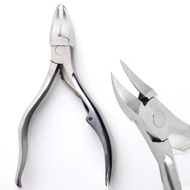 Imagem de Tesoura De Aço Inoxidável Para Unhas, Cortador De Cutícula, Alicate De