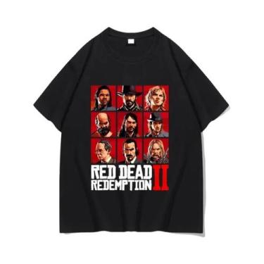 Imagem de Red Dead Redemption 2 Arthur Morgan GTA5 Grand Theft Auto Camiseta De 