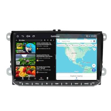 Imagem de Joying Rádio de carro estéreo RCD330 de 23 cm Plug and Play compatível com Volkswagen Jetta Golf Passat Skoda Seat Caddy Polo Tiguan Transporter EOS Android 13 unidade de cabeça com Carplay Android