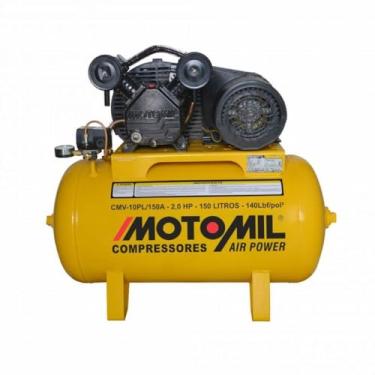 Imagem de Compressor Air Power Monofásico 220v 150l Cmv-10pl/150a Motomil