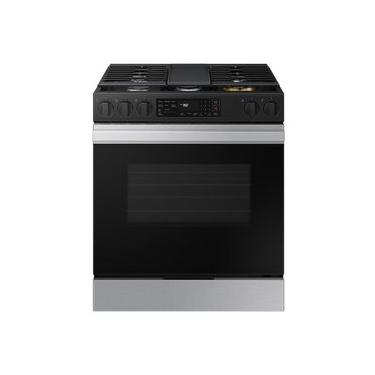 Imagem de FOGÃO SAMSUNG 5 BOCAS SÉRIE 3 COM WIFI E AIR FRY EM AÇO INOX 170L 127V NSG6DG8300SRAZ 110