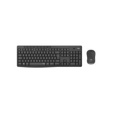 Imagem de Kit Teclado E Mouse Logitech MK295 Preto Sem Fio - 920-009793 Preto / NA