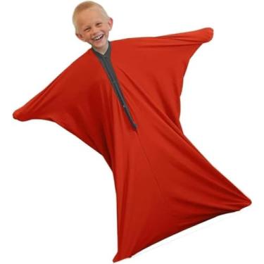 Imagem de Meias Sensoriais Para O Corpo, Bolsas Sensoriais Envoltório Completo Para Aliviar O Estresse Elástico Respirável, Necessidades Sensoriais Meias Para Autismo Infantil, Equip, Rot, L