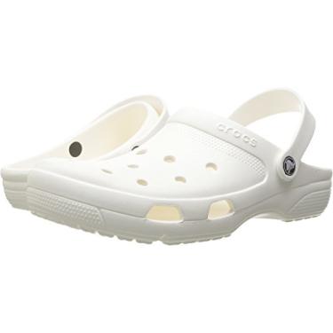Imagem de Tamanco Crocs unissex Coast, Branco, 8 Women/6 Men