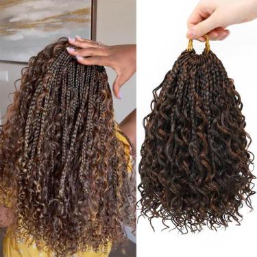 Imagem de Crochet Hair Eerya Goddess Box Braids de 10 polegadas para mulheres ne