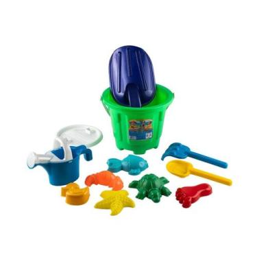 Imagem de Kit balde de praia aventuras no castelo radical 6 - rei do balde rb06