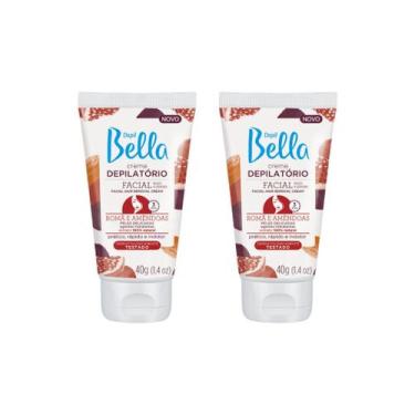 Imagem de Creme Depilatorio Depil Bella Facial Roma 40g - Kit C/ 2un