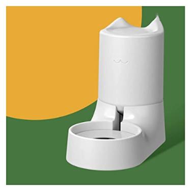 Imagem de Alimentador automático desconectado para animal de estimação cão gato dispensador de água fonte plástico segurança 1,5 kg/2,5 l tigela de alimentação para cães e gatos recipiente suprimentos para