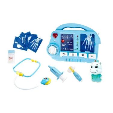 Imagem de Kit Médico Doutor Raio X Infantil Emite Luz E Som Mini Dr