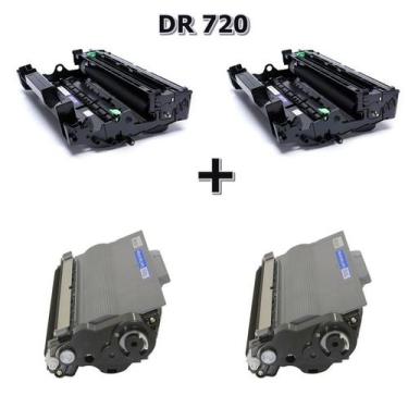 Imagem de Kit 2xCartucho Cilindro + 2 Cartucho Toner Dr3302 Hl5452 Dcp8112 Dcp81