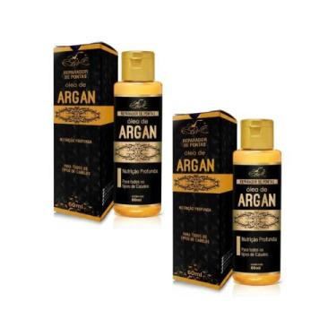 Imagem de Kit 2 Óleos Reparador De Pontas Argan Nutrição Profunda - Belkit, Cabe